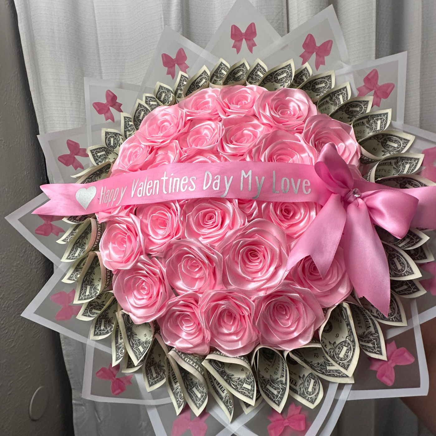 Valentine's Pink Money Rose